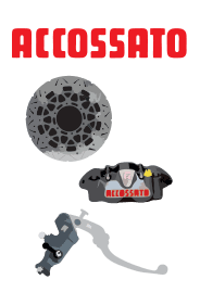 Accossato brake components, controls and accessories
